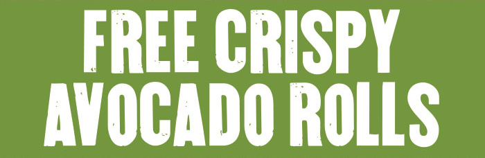 Free Crispy Avocado Rolls