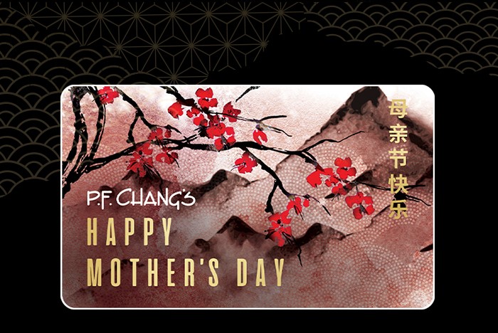 image of P.F. Chang's Gift Card with Mother's Day design